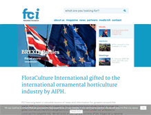 Tablet Screenshot of floraculture.eu